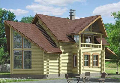 Эркер как особенность архитектуры деревянного дома